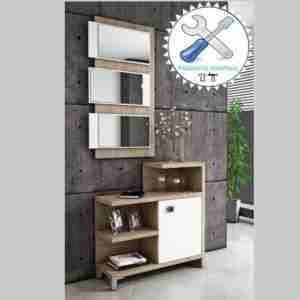 consola montada mas recibidor en cambrian