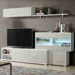 apilable de salon montado en blanco