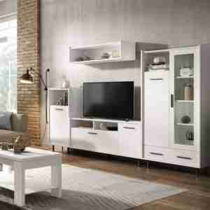 salon blanco montado