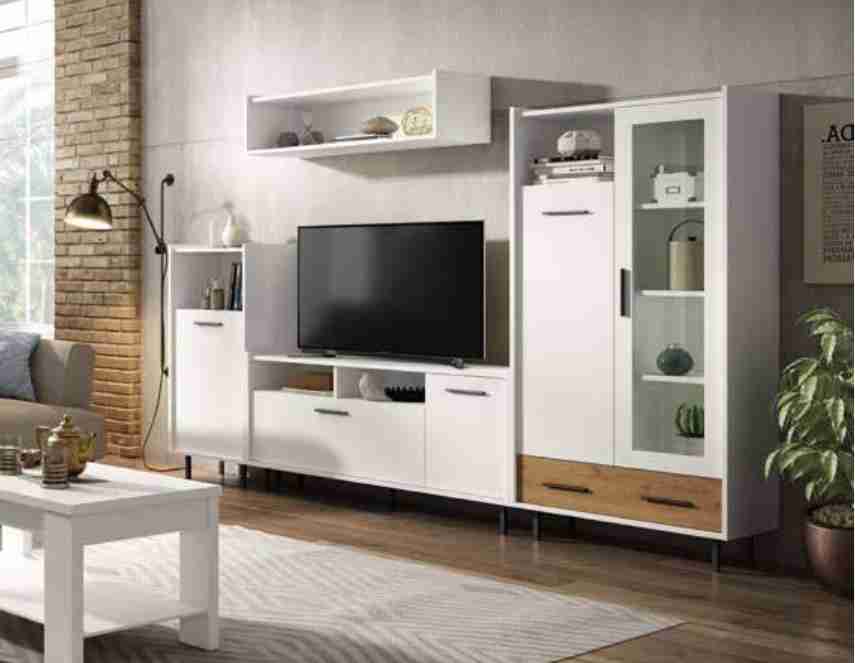 Salón moderno blanco piezas sueltas 3 salon blanco montado