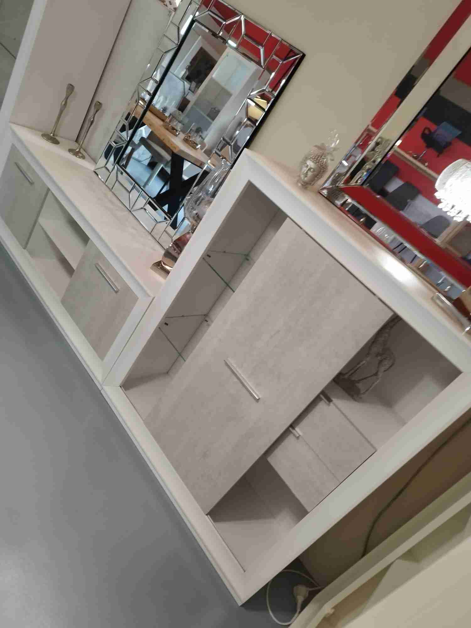 Salón completo con Vitrina/ mueble tv y botellero 4 Salon completo-842-3 Muebles Celso