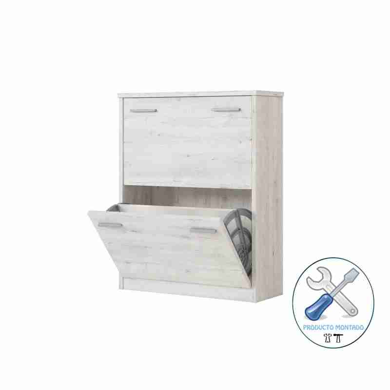 Zapatero abatible dos puertas 2 zapatero abatible dos puertas abierto
