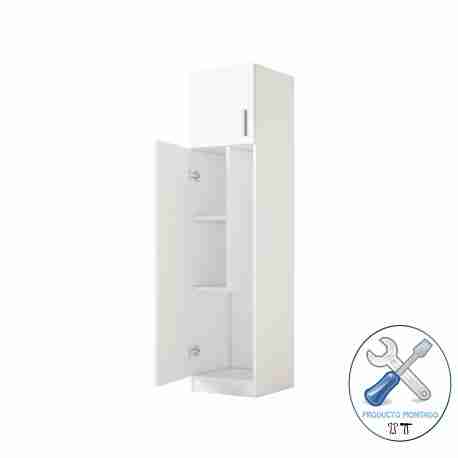 Escobero alto de 40 2 escobero blanco montado de 40 abierto