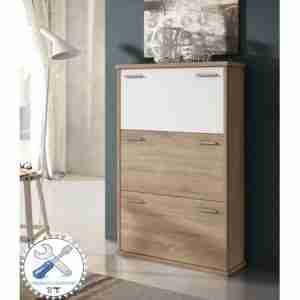 zapatero montado abatible tres puertas