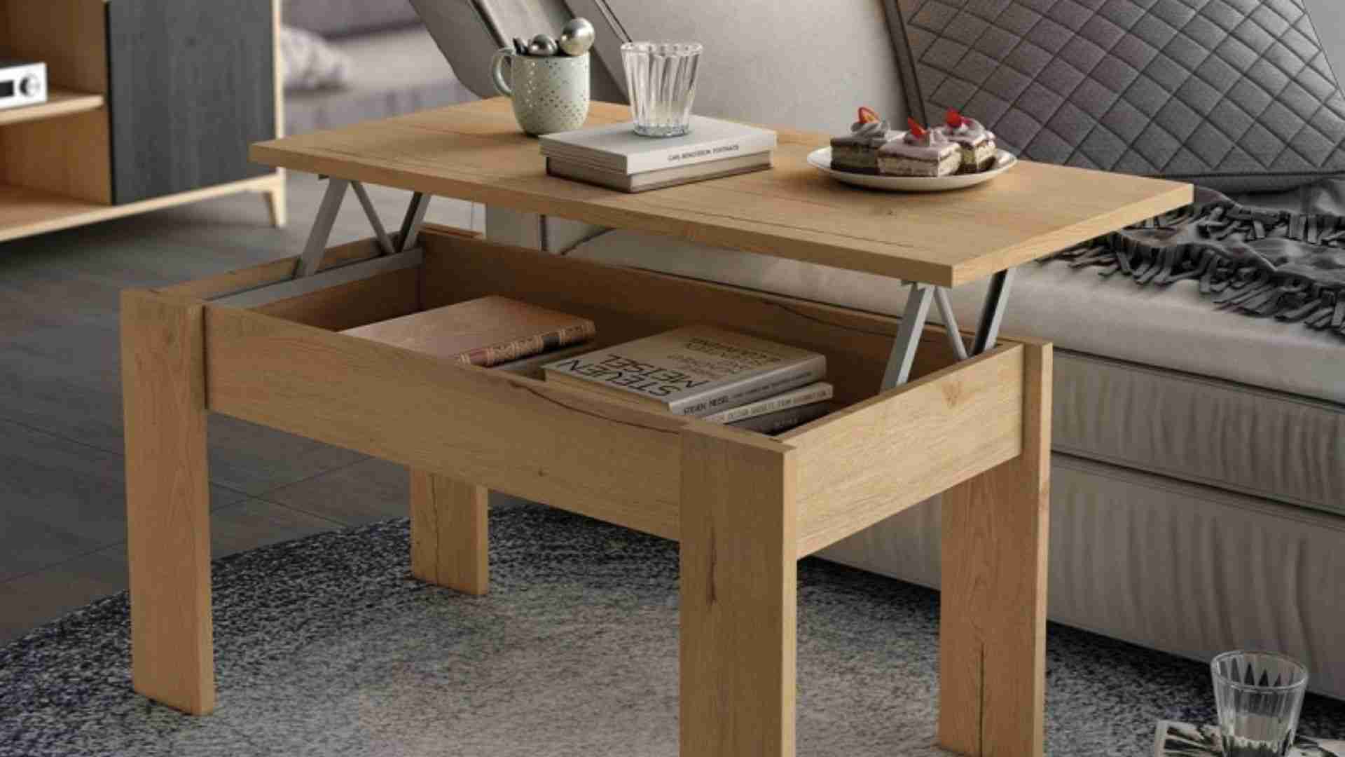 mesa de centro elevable